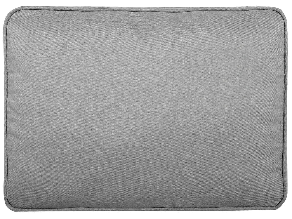 Corner Sofa Bed 3 Seater Fabric Light Grey with Storage Left Hand Mauralia