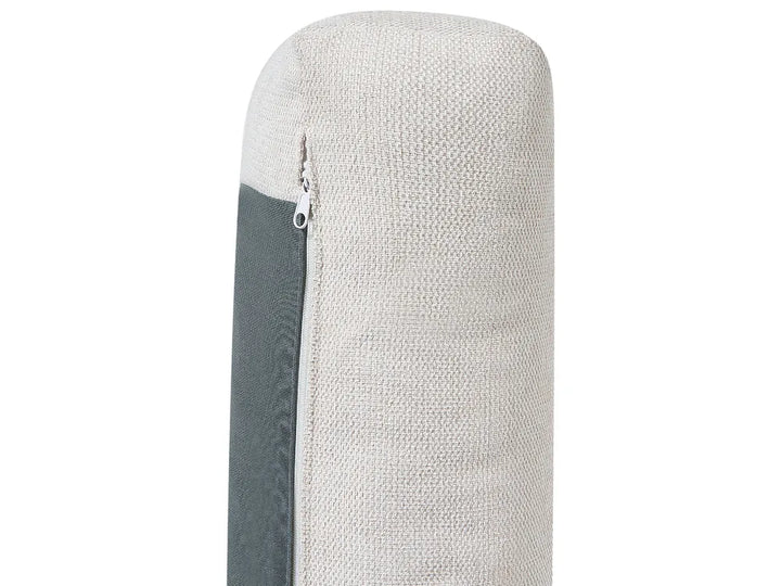 Sofa Bed 3 Seater Fabric Light Beige with Storage Left Hand Fairbairn