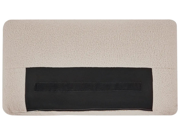 Modular Corner Sofa 5 Seater Boucle Beige Left Hand Regeani