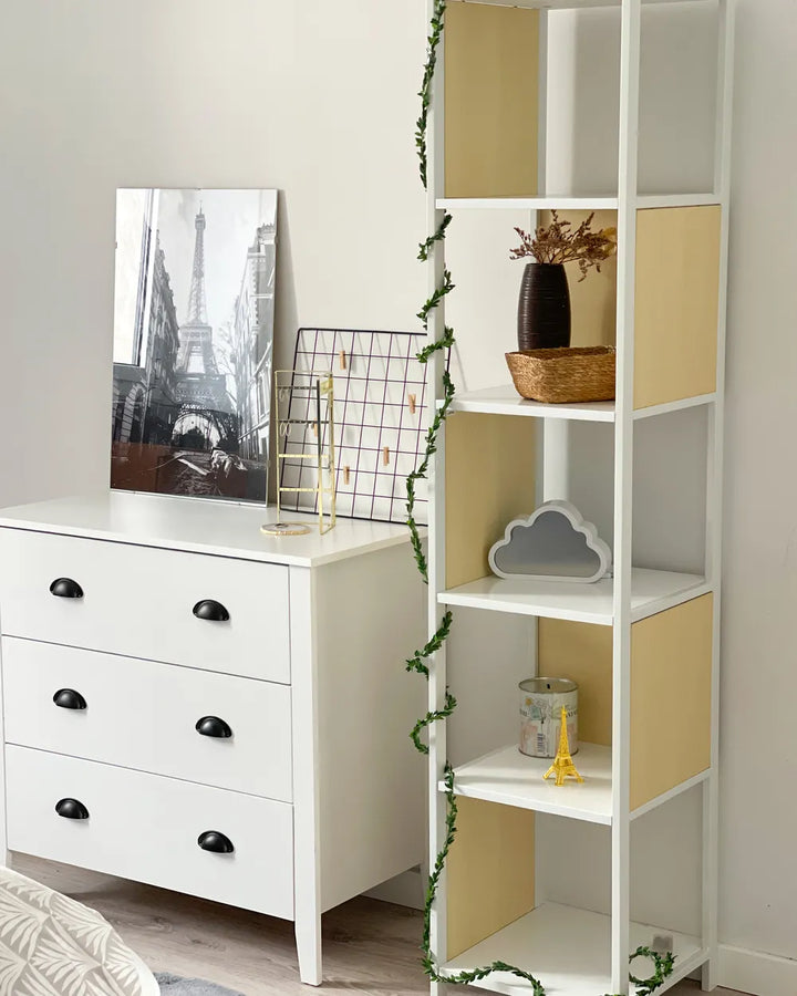 5 Tier Shelving Unit 165 cm White Annyah