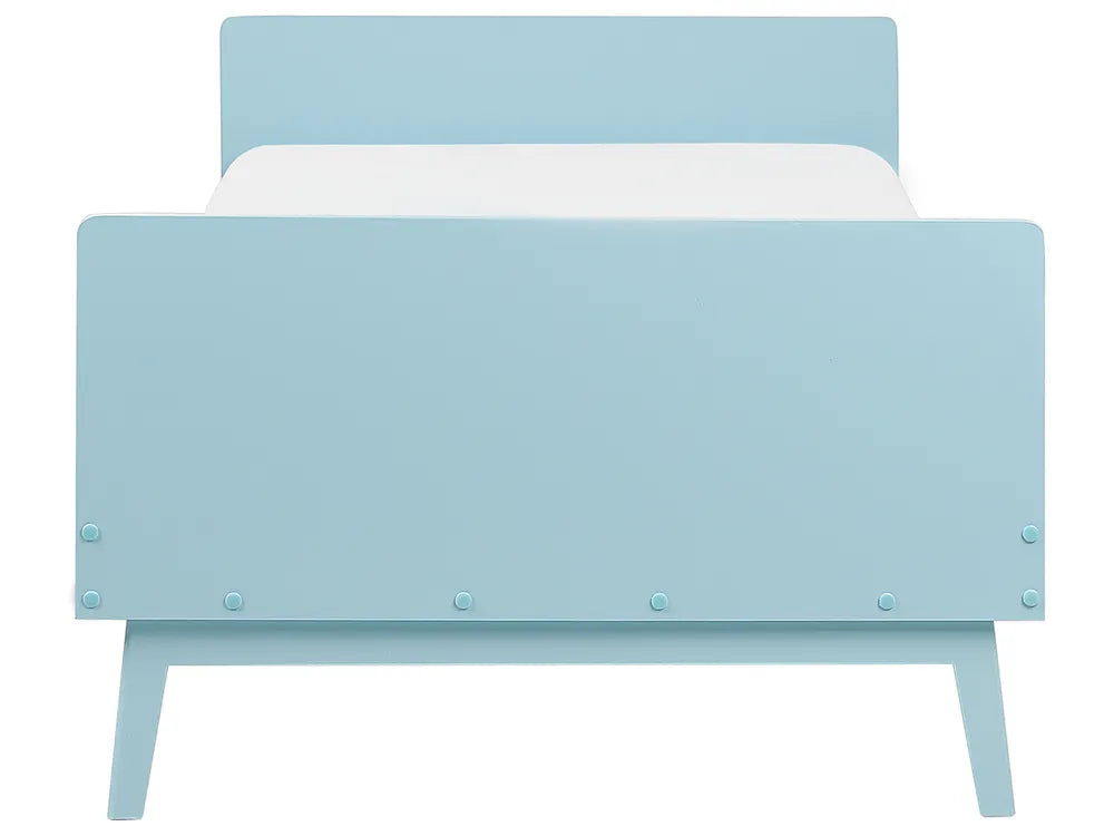Bed Pine Wood 90 x 200 cm (EU Single) Light Blue Juliann