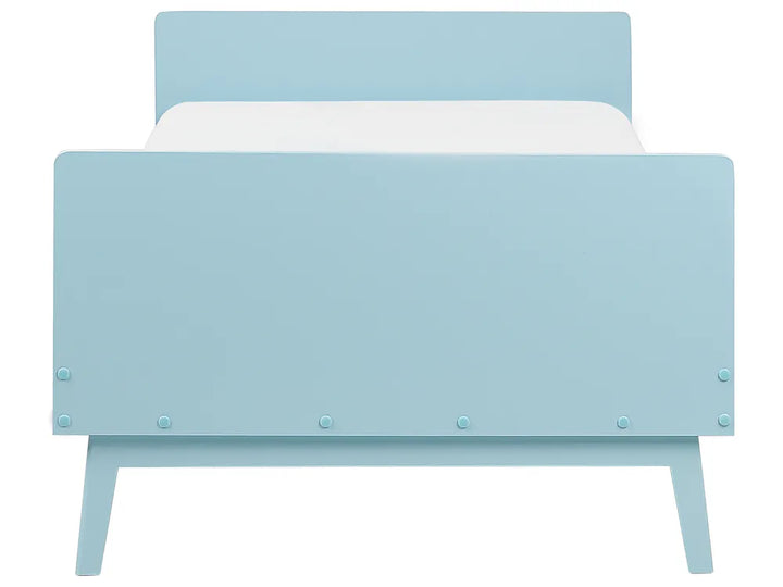 Bed Pine Wood 90 x 200 cm (EU Single) Light Blue Juliann