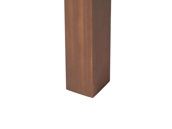 Cesana Extending Garden Dining Table 180/240 cm 100 cm Acacia Wood Dark Brown
