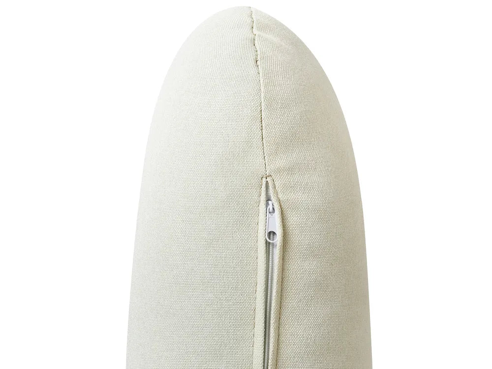 Corner Sofa 3 Seater Fabric Off-White Left Hand Arvo