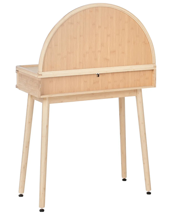 Dressing Table with Mirror Light Brown Hermoth