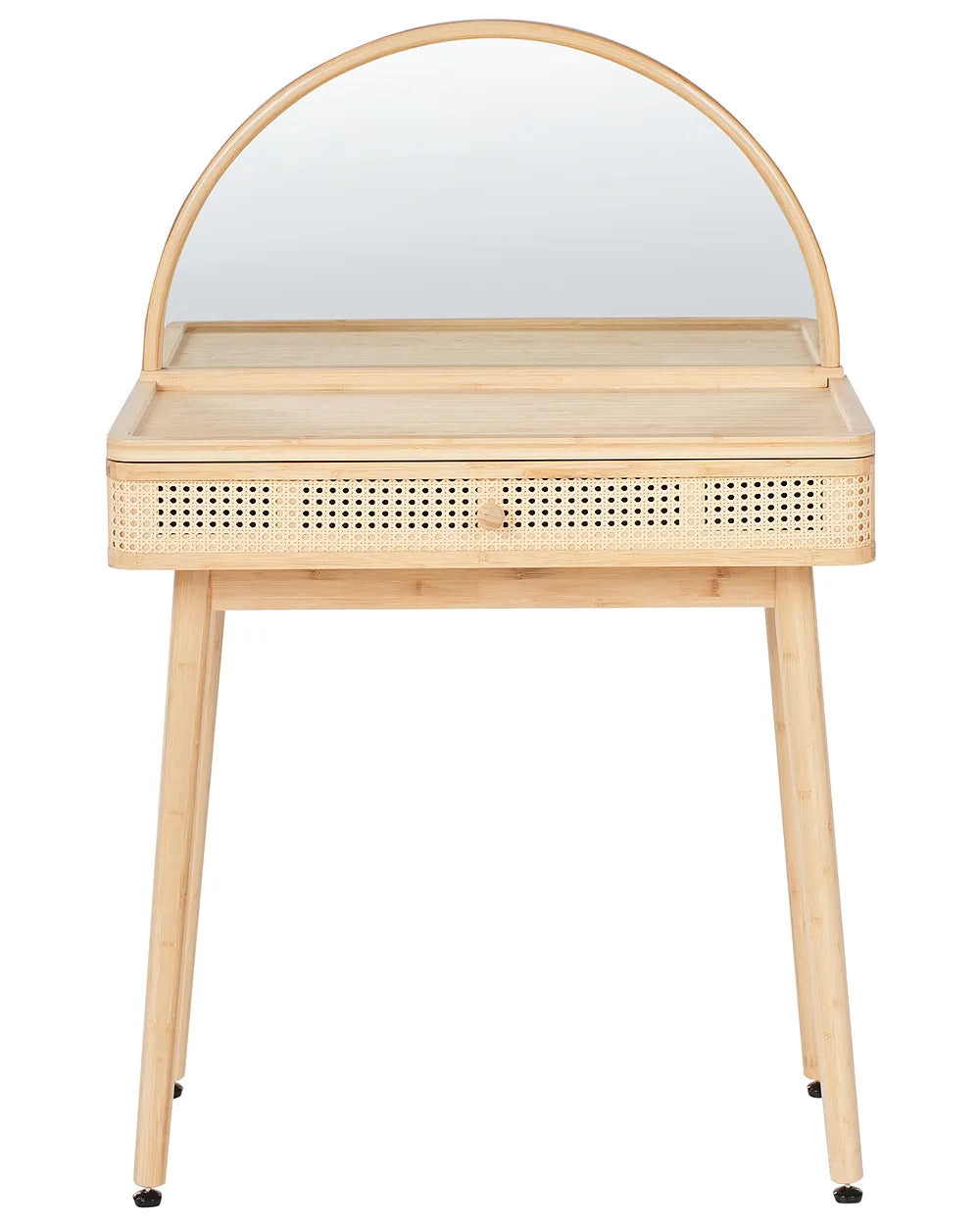 Dressing Table with Mirror Light Brown Hermoth