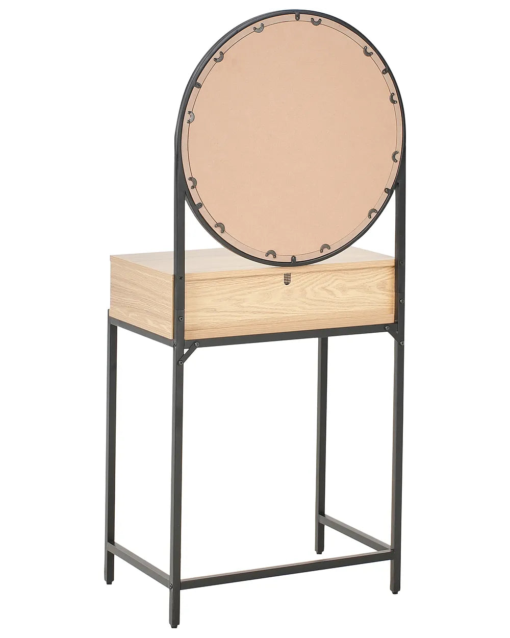 Dressing Table with Mirror Light Brown Yeva