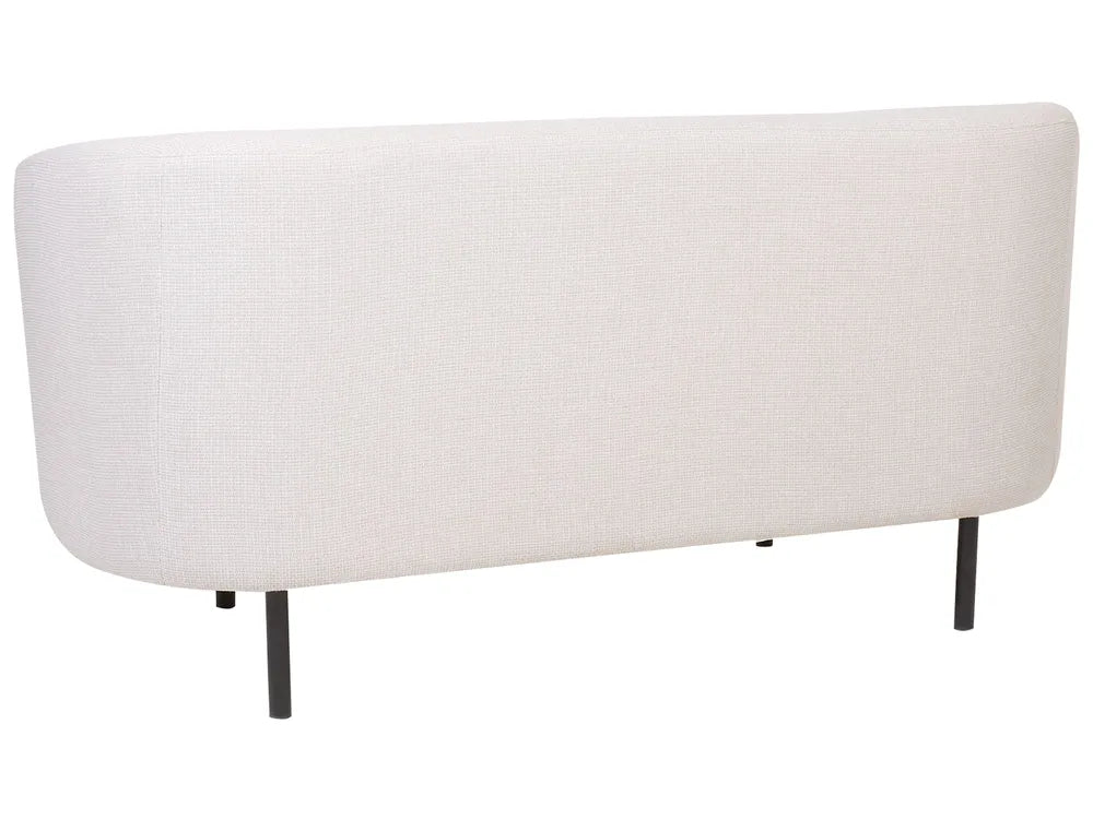 Sofa 2 Seater Fabric Light Beige Liora