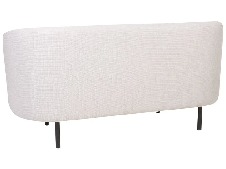 Sofa 2 Seater Fabric Light Beige Liora