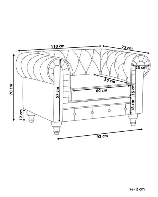 Armchair Velvet Pink Jazouli