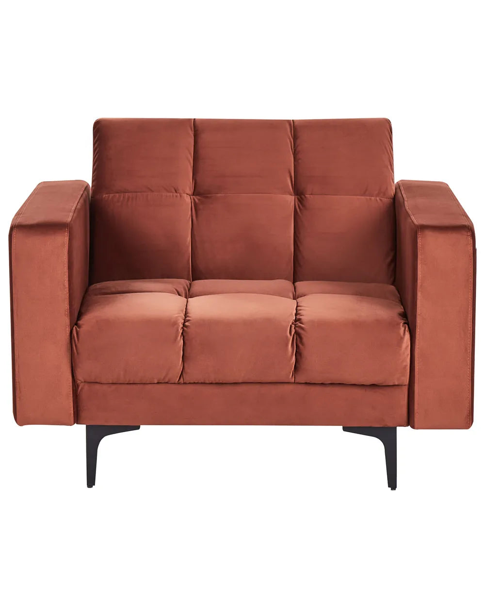 Armchair Velvet Light Red Jazouli