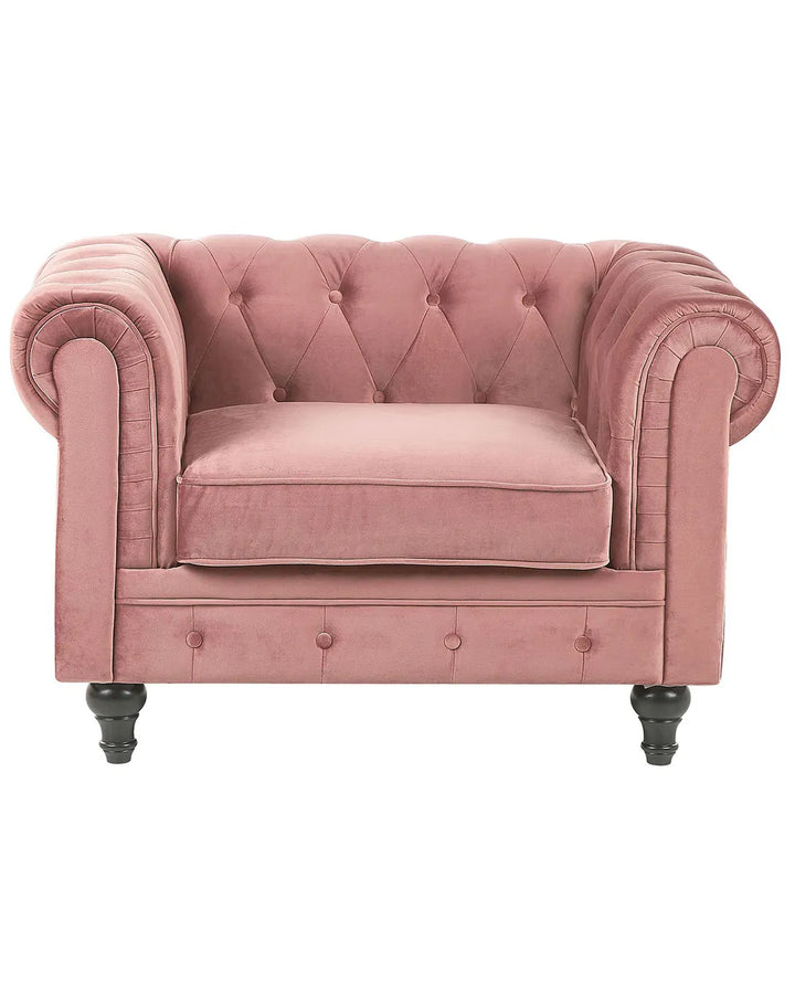 Armchair Velvet Pink Jazouli