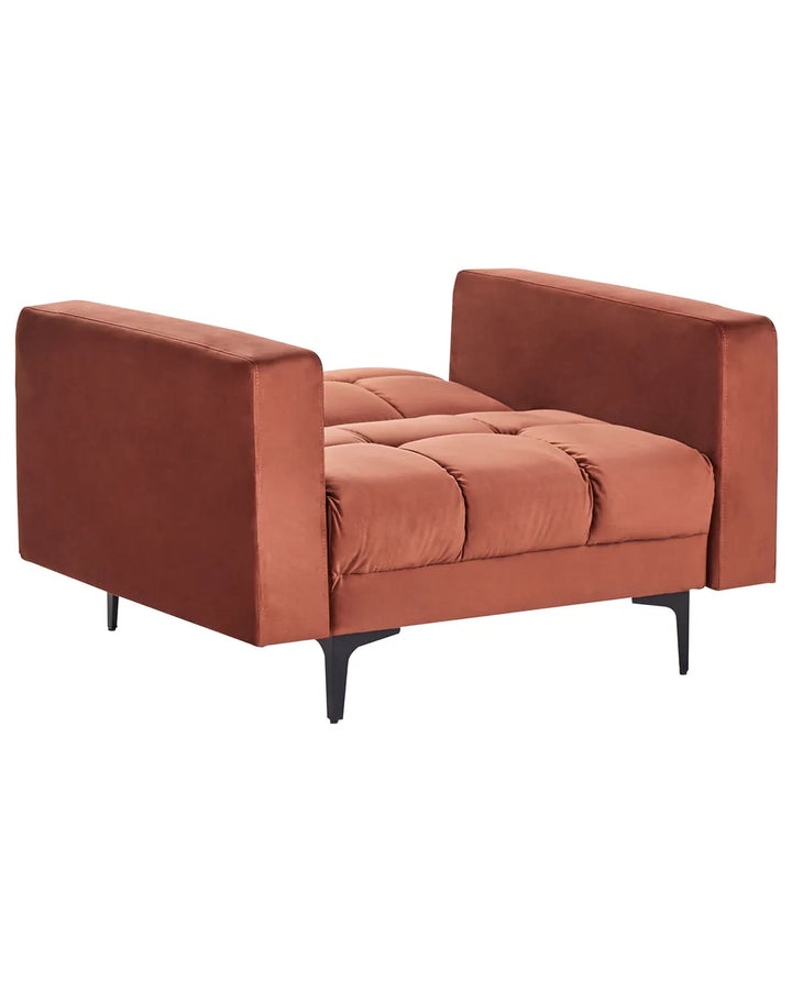 Armchair Velvet Light Red Jazouli