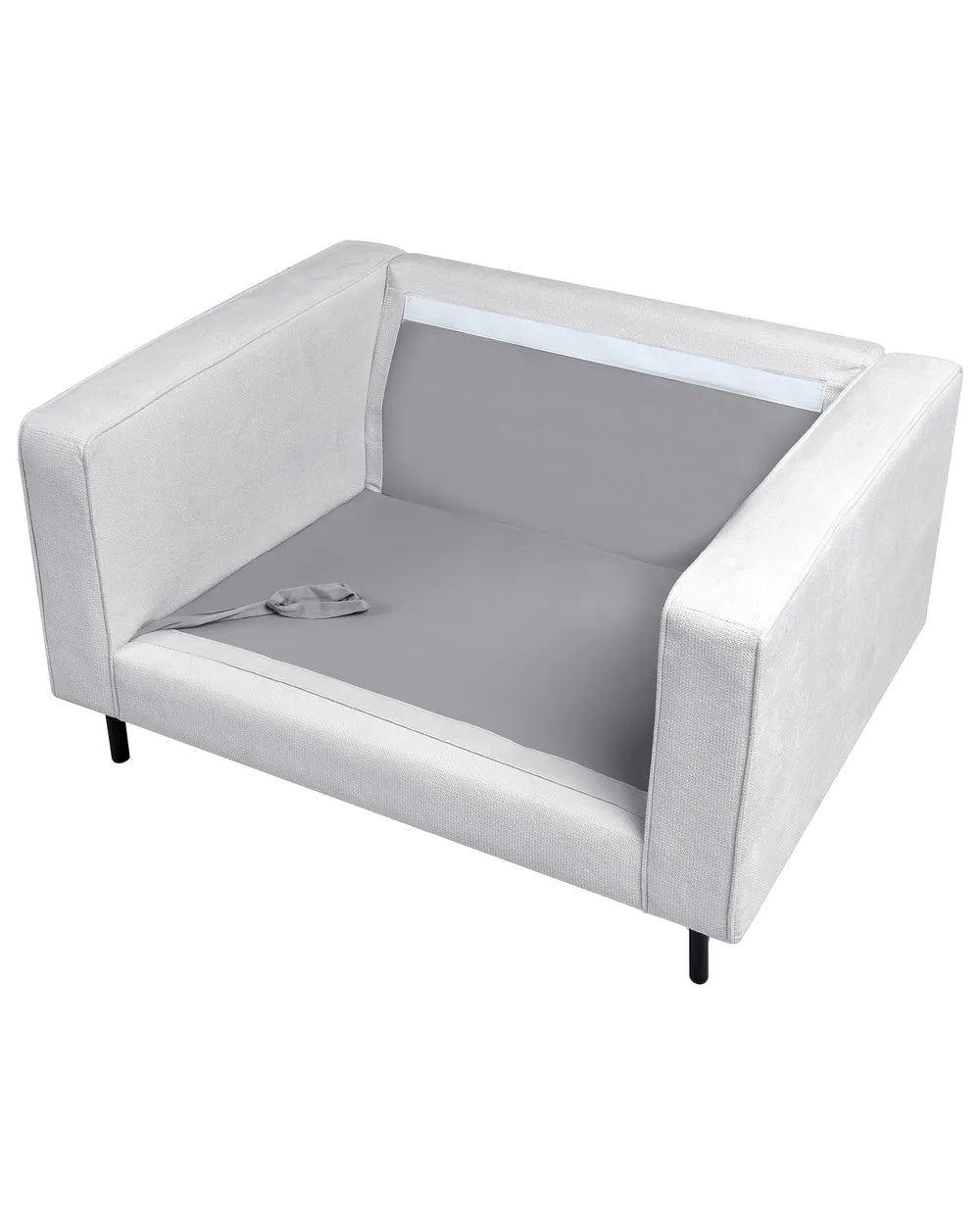 Armchair Fabric Light Grey Kyah