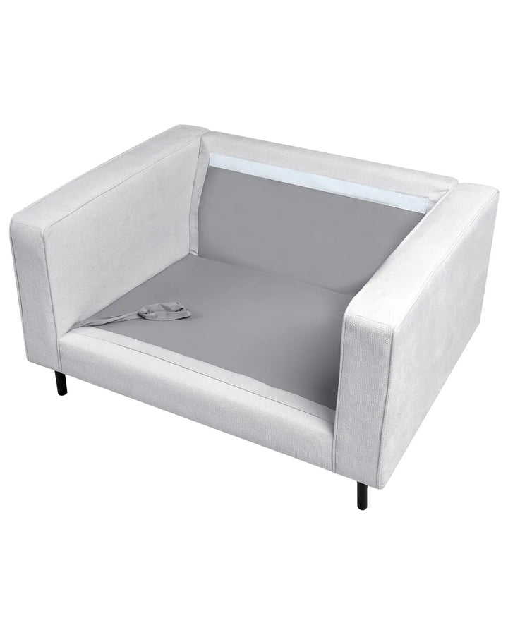 Armchair Fabric Light Grey Kyah