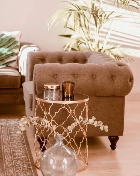 Armchair Fabric Light Grey Leno