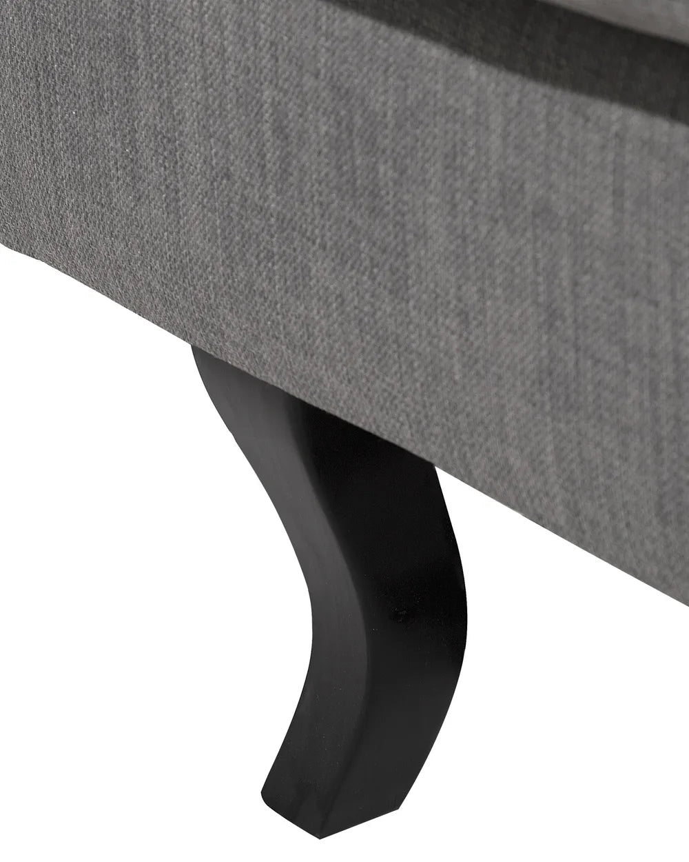 Wingback Chair Fabric Grey Calyn