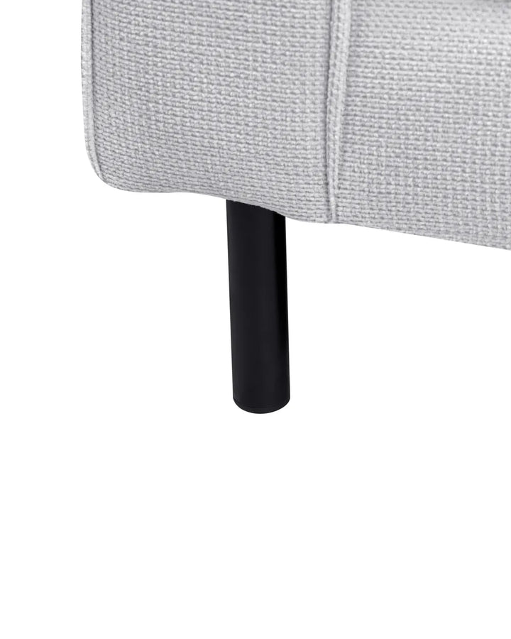 Armchair Fabric Light Grey Kyah