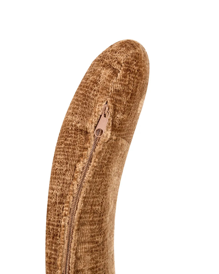 Swivel Armchair Chenille Golden Brown Kaelan