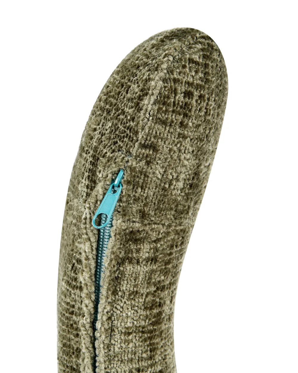 Swivel Armchair Chenille Green Kaelan