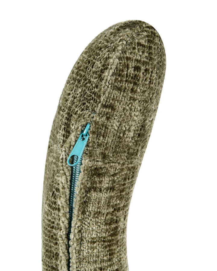 Swivel Armchair Chenille Green Kaelan