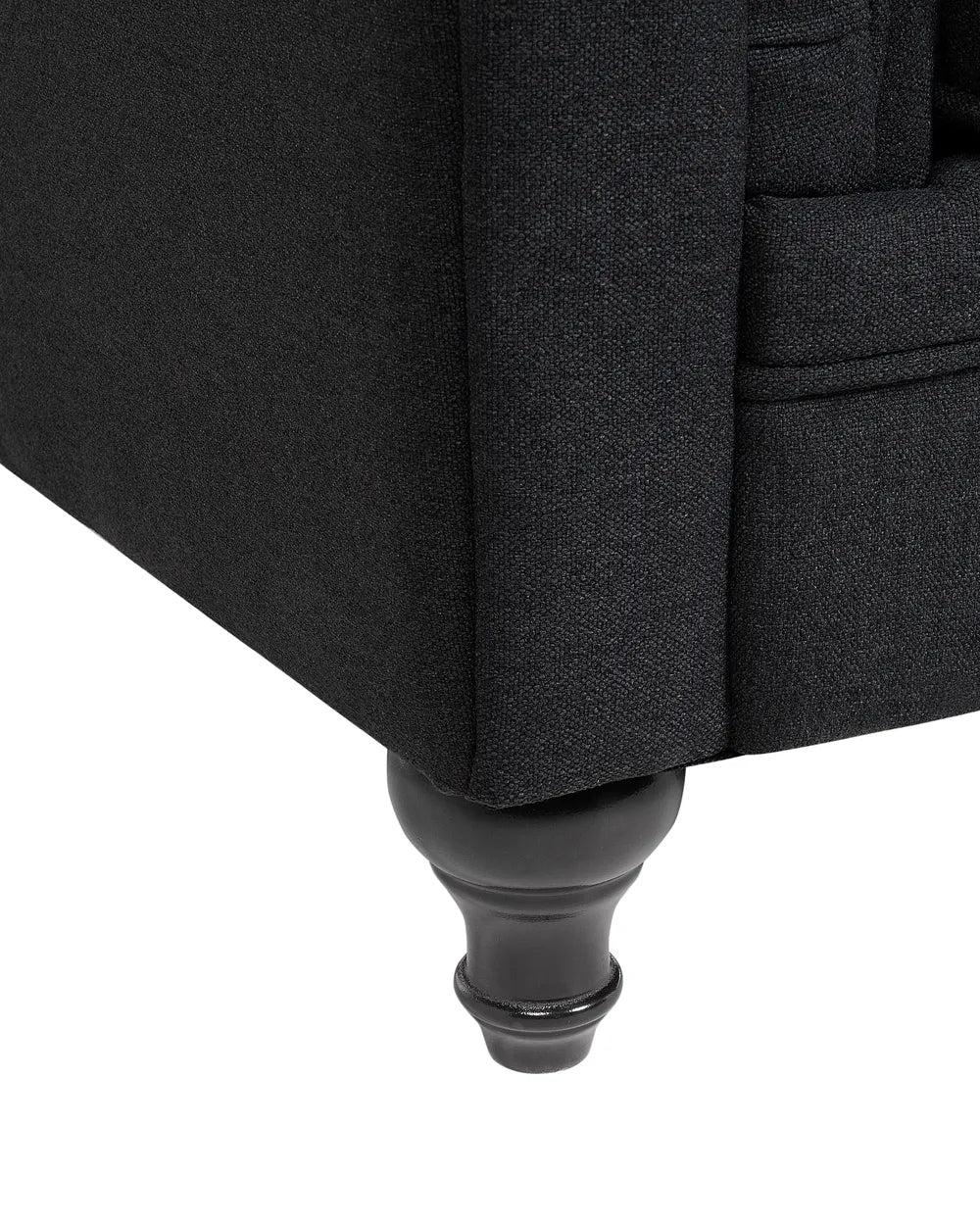 Armchair Fabric Graphite Grey Leno
