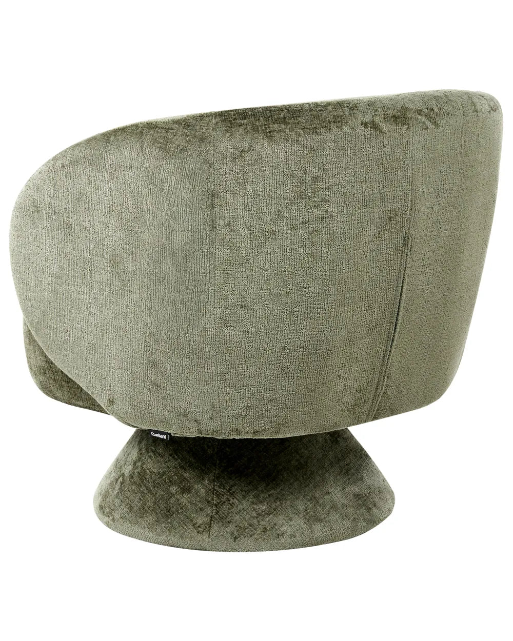 Swivel Armchair Chenille Green Kaelan