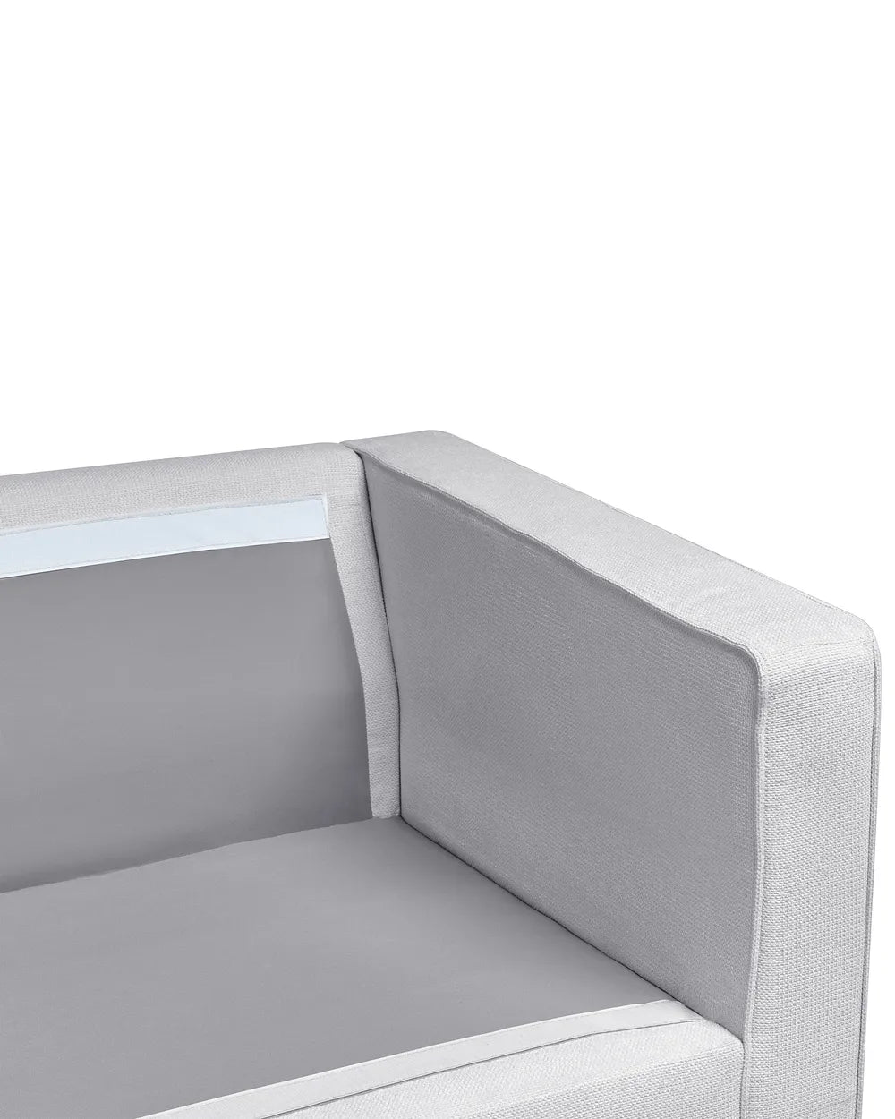 Armchair Fabric Light Grey Kyah