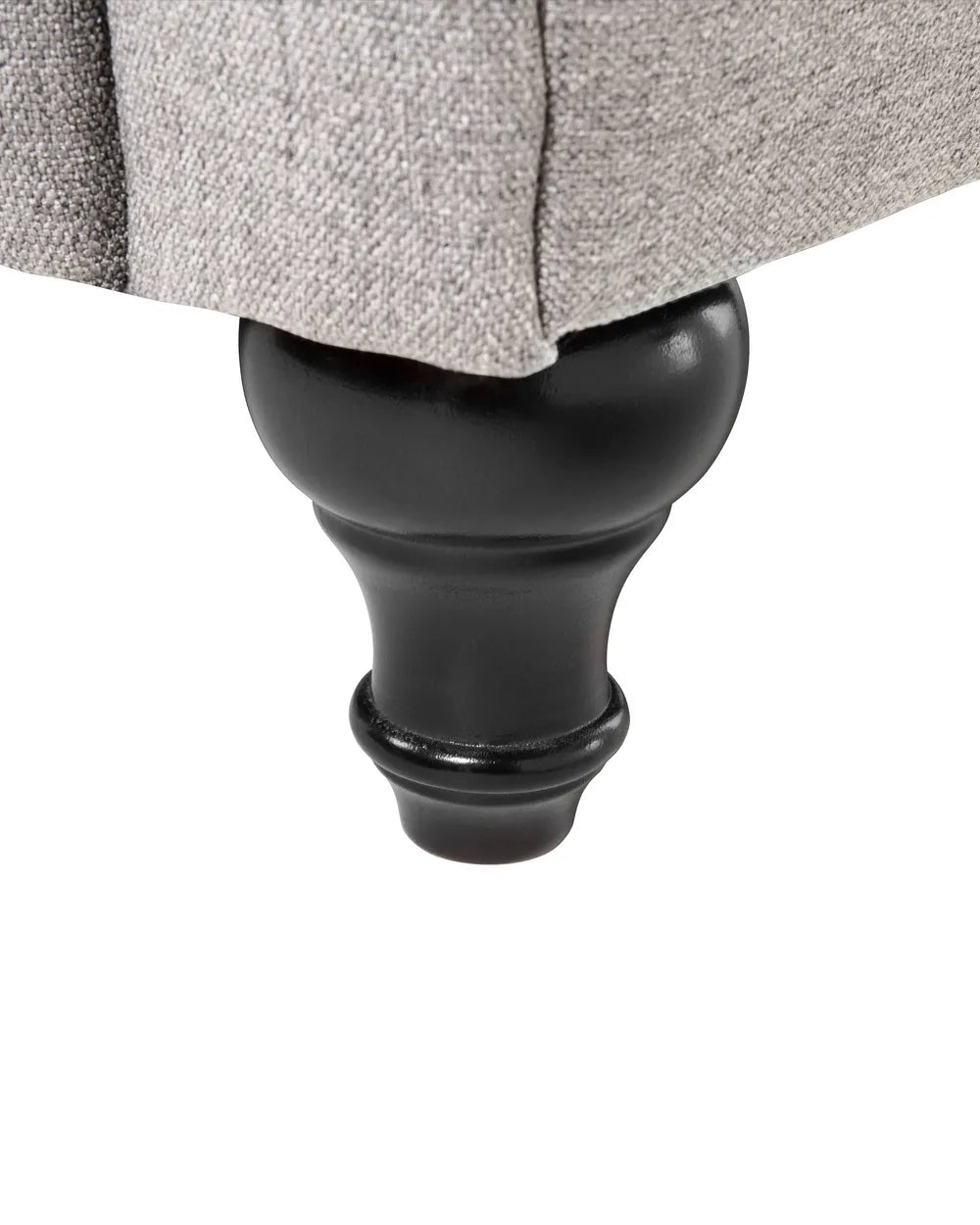 Armchair Fabric Light Grey Leno