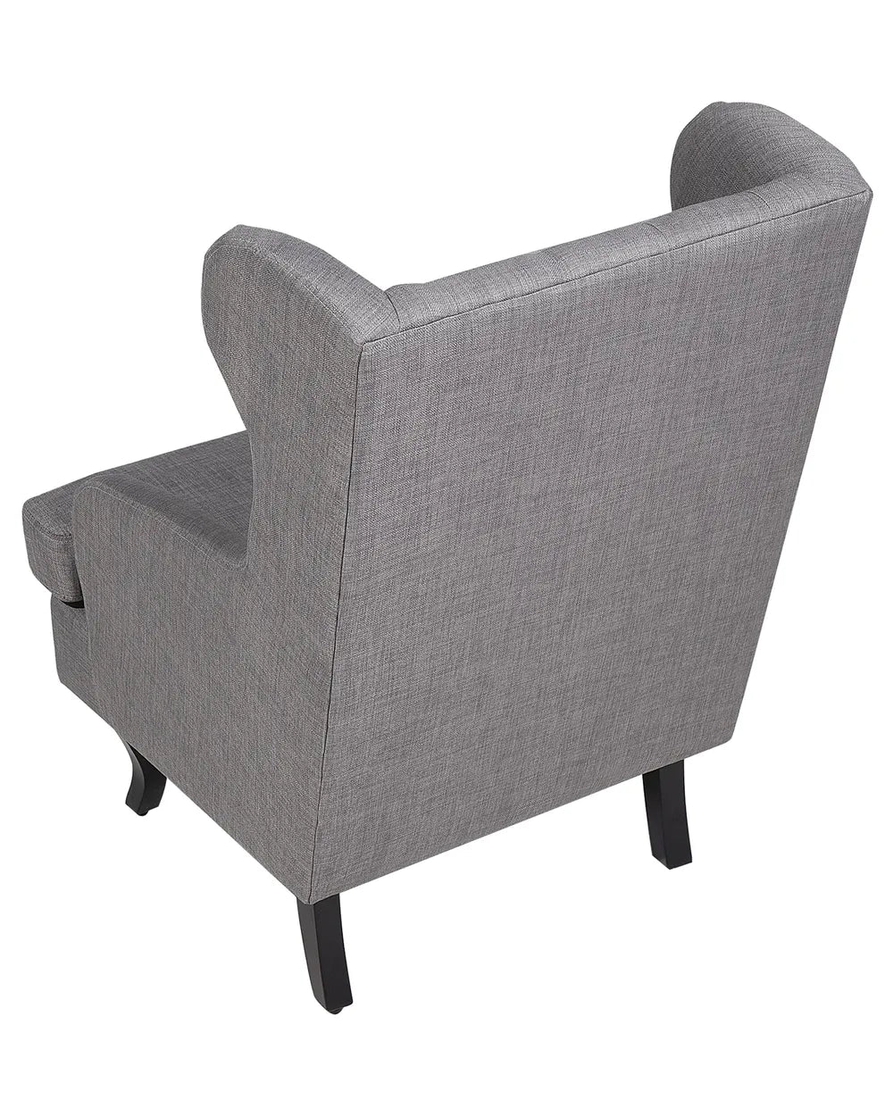 Wingback Chair Fabric Grey Calyn