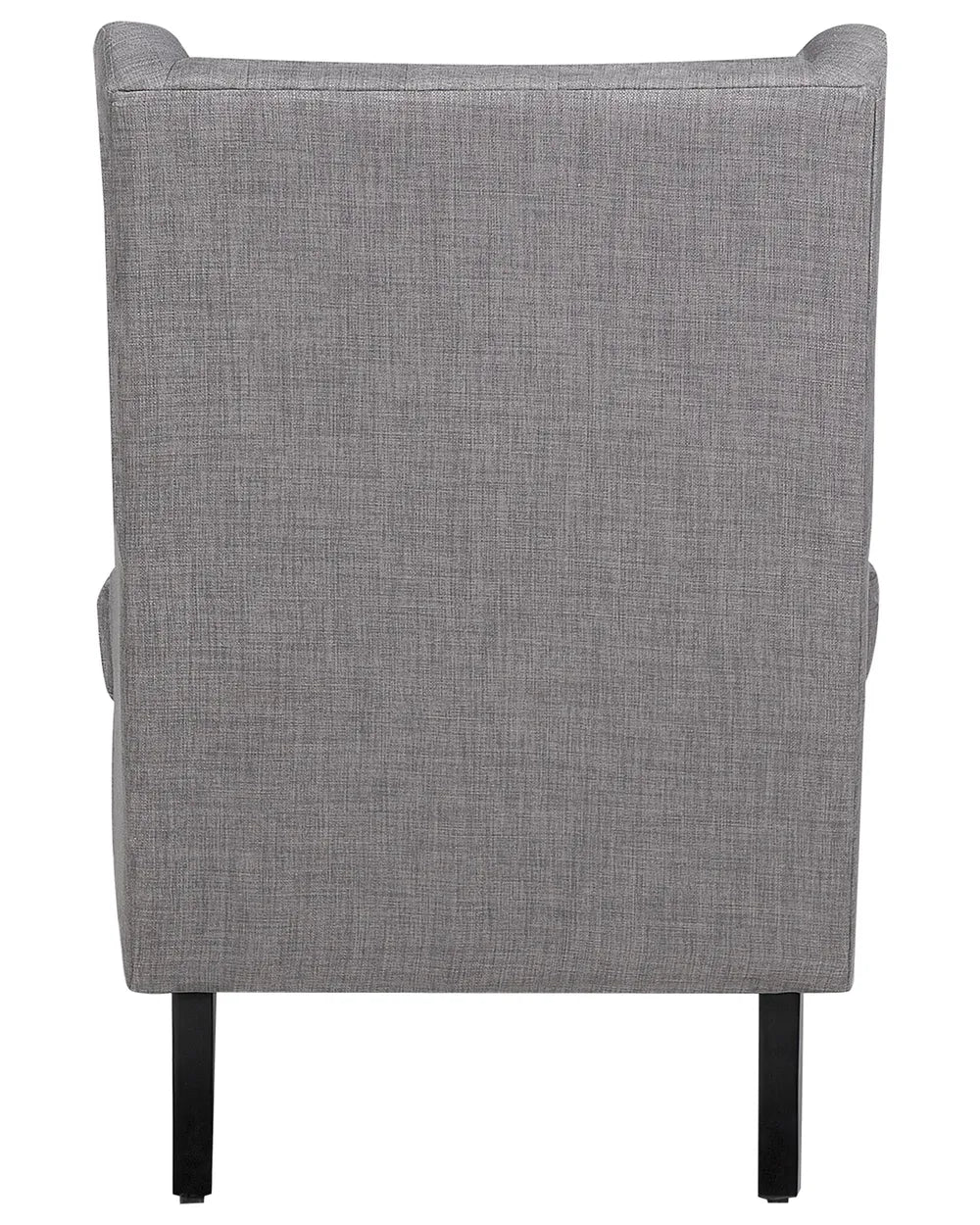 Wingback Chair Fabric Grey Calyn