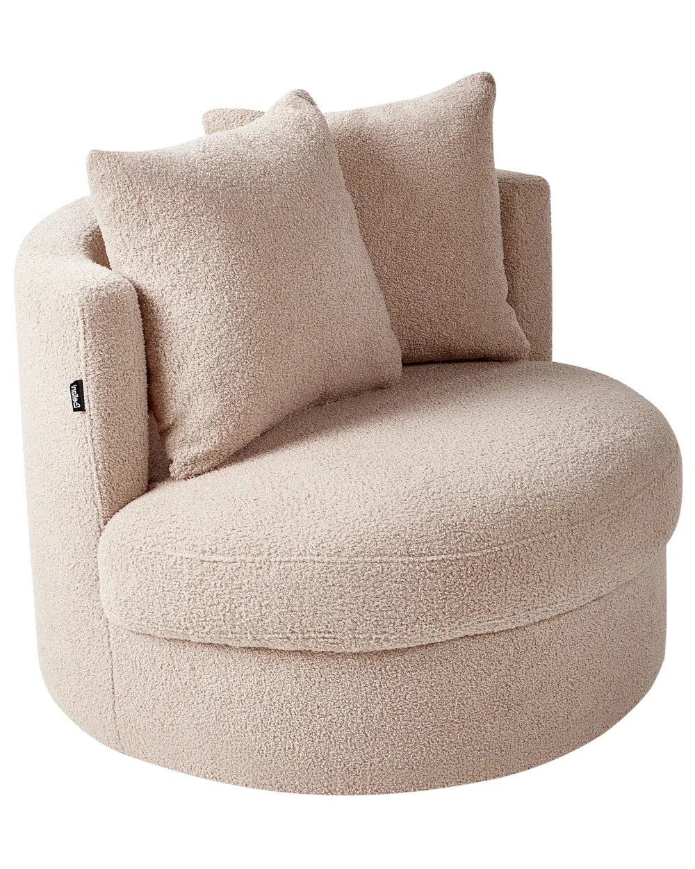 Armchair Boucle Beige Klara