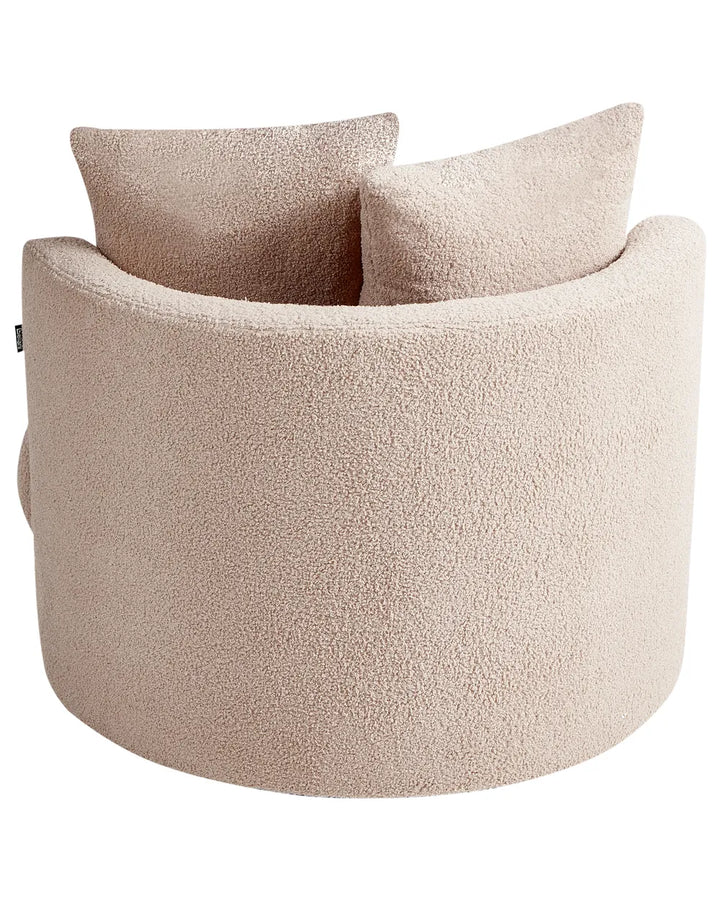 Armchair Boucle Beige Klara