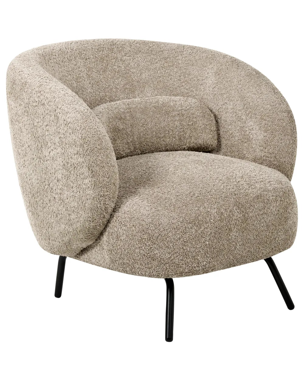 Armchair Boucle Taupe Zoned