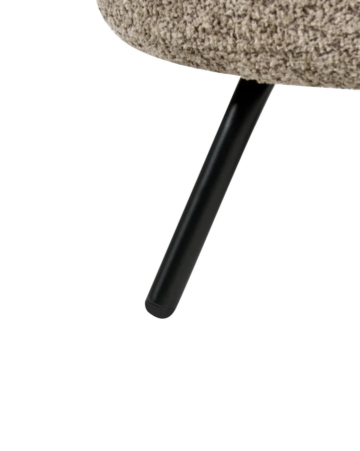 Armchair Boucle Taupe Zoned