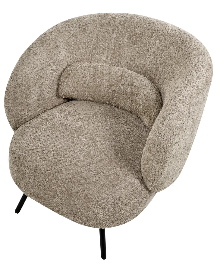 Armchair Boucle Taupe Zoned