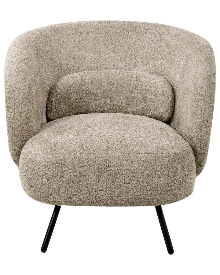 Armchair Boucle Taupe Zoned