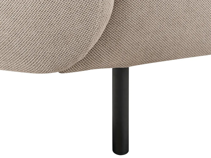 Sofa 2 Seater Fabric Taupe Liora