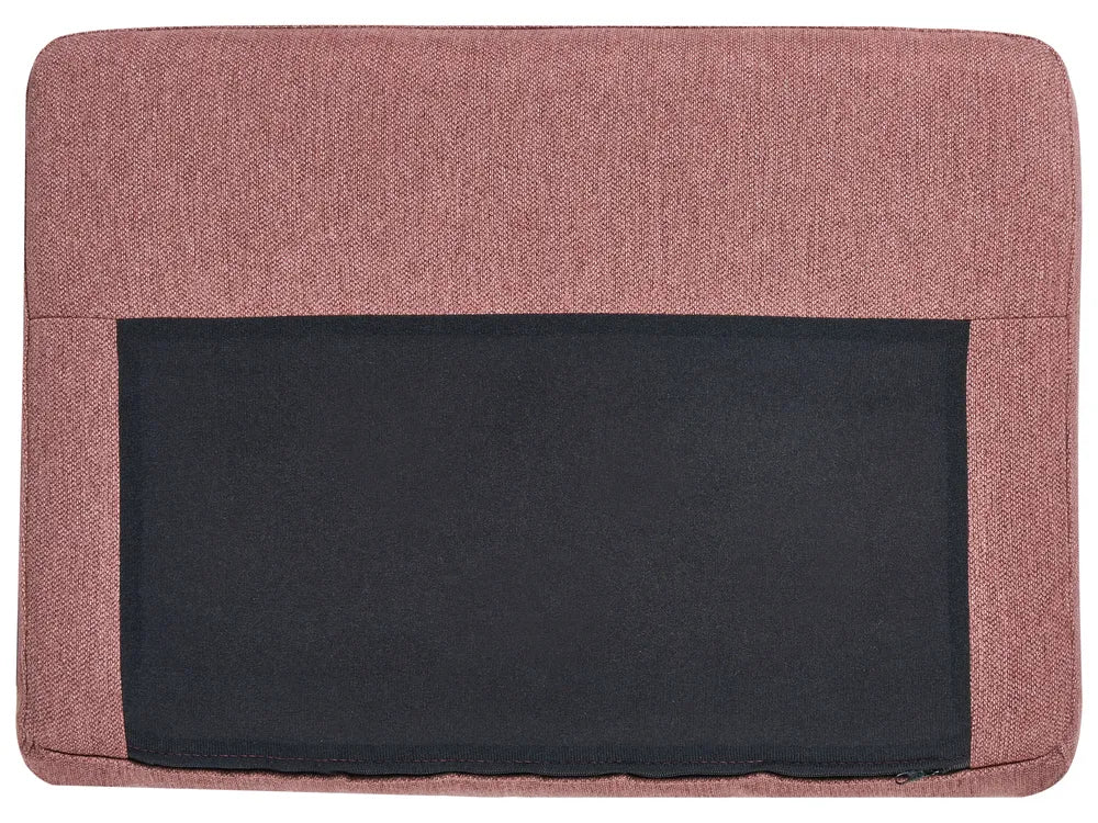 Corner Sofa 4 Seater Fabric Pink Right Hand Shayle