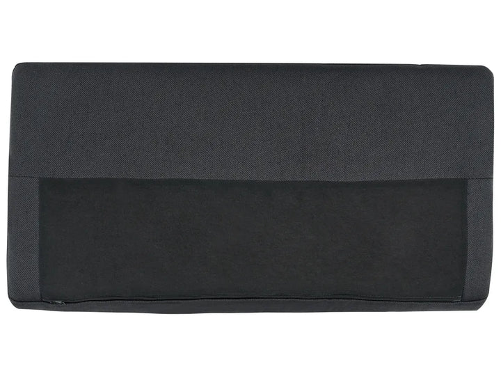 Corner Sofa 2 Seater Fabric Black Left Hand Shayle