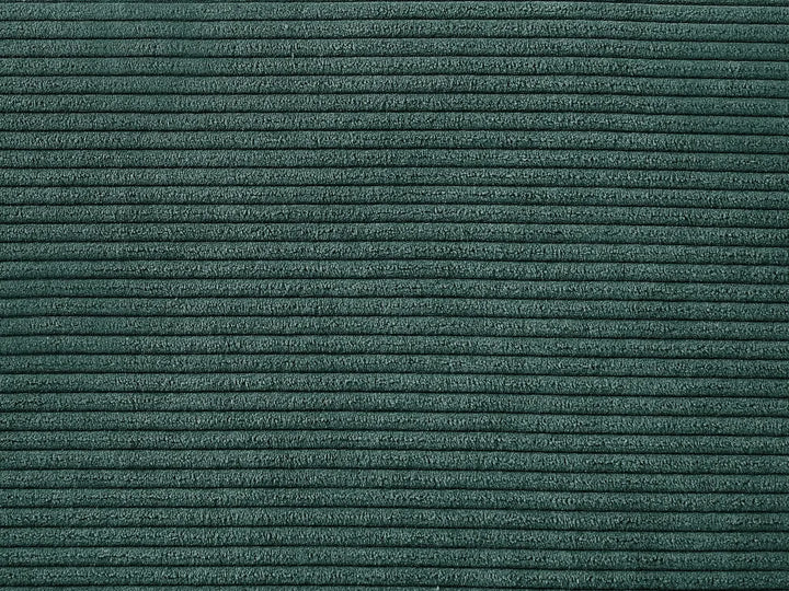 Corner Sofa 4 Seater Corduroy Dark Green Left Hand Flexa