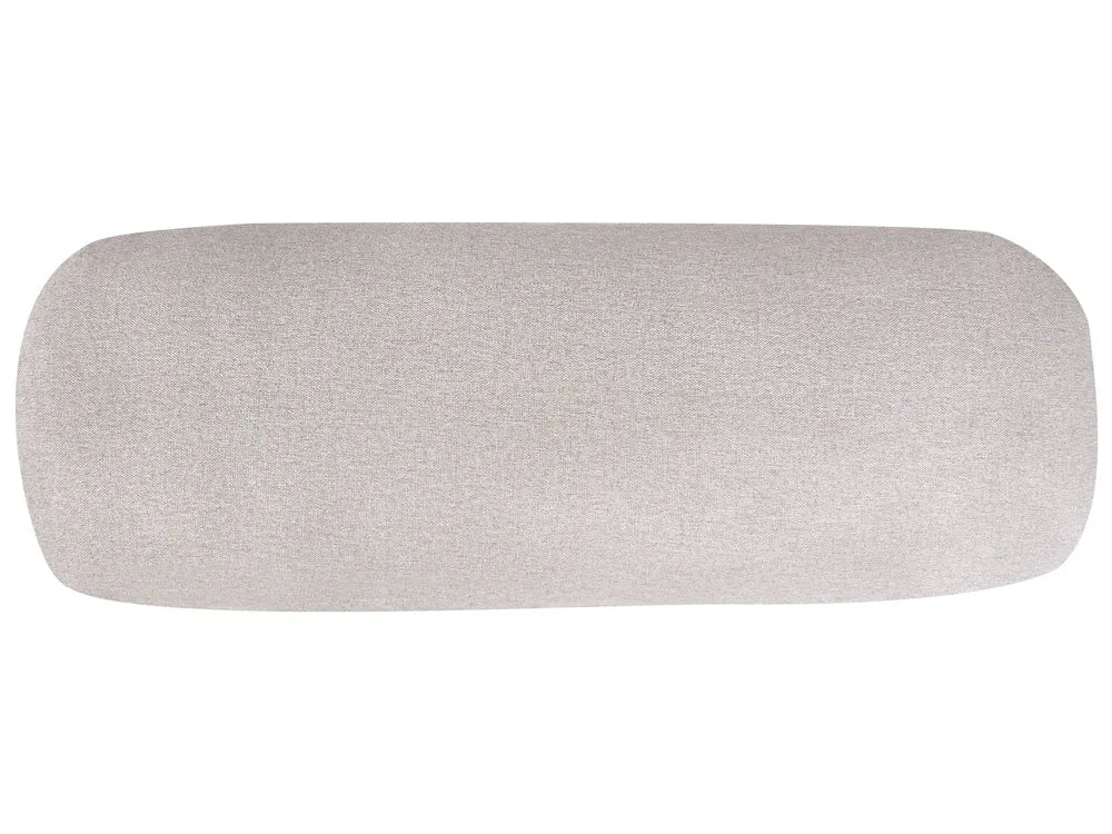 Corner Sofa 3 Seater Fabric Light Grey Left Hand Arvo