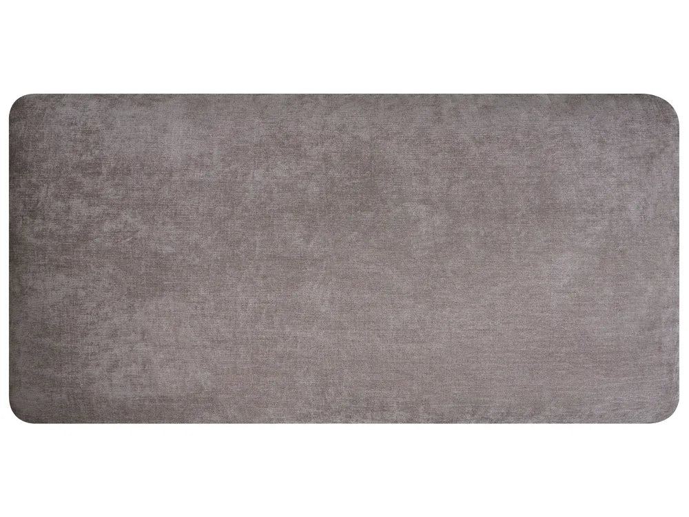 Corner Sofa Bed 3 Seater Chenille Taupe Right Hand Keshvi