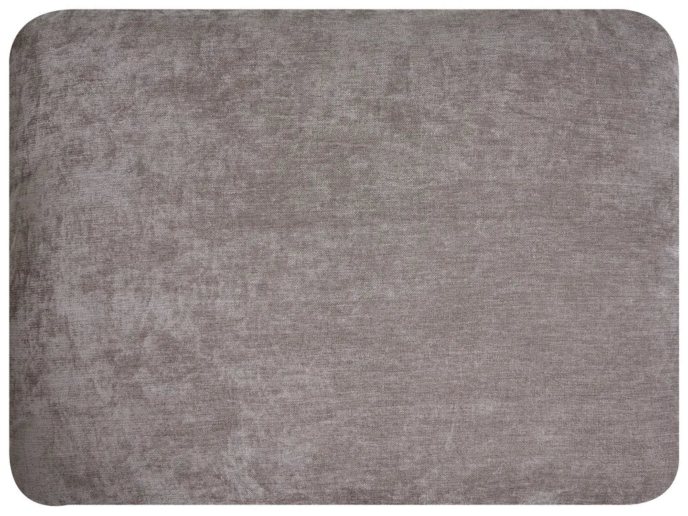Corner Sofa Bed 3 Seater Chenille Taupe Right Hand Keshvi