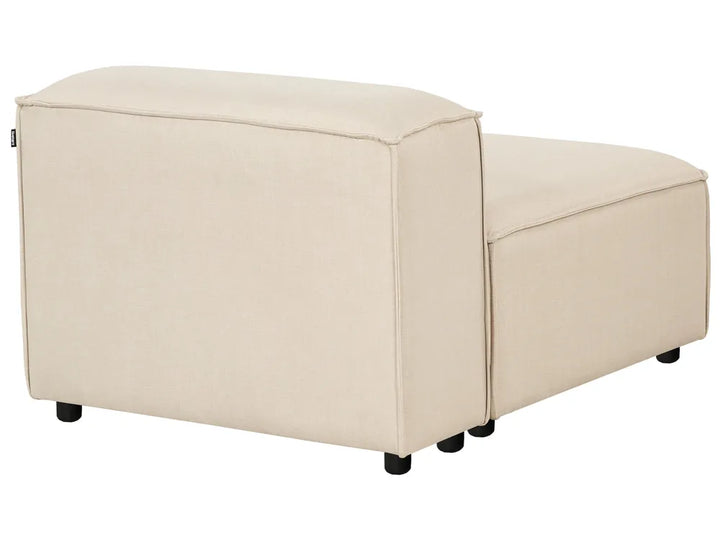 Modular Corner Sofa 4 Seater Fabric Beige Left Hand Oakham