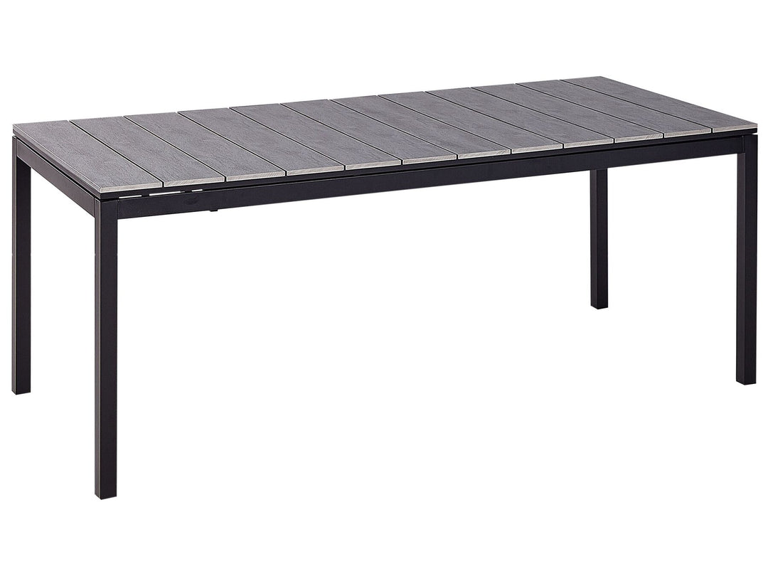 Tofane Extending Garden Dining Table 198/248 cm 90 cm Grey