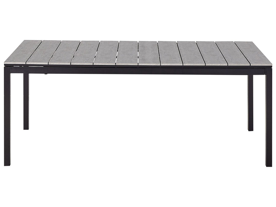 Tofane Extending Garden Dining Table 198/248 cm 90 cm Grey