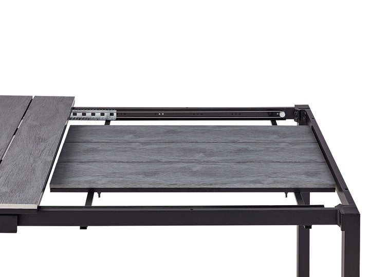 Tofane Extending Garden Dining Table 198/248 cm 90 cm Grey
