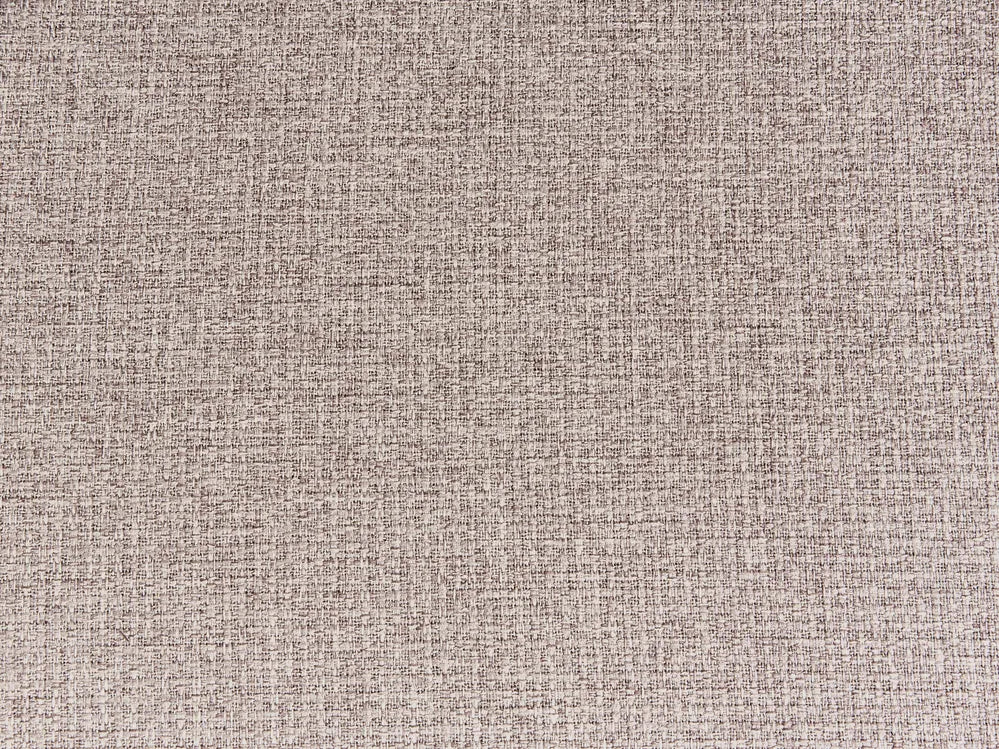 Corner Sofa Bed 3 Seater Faux Linen Light Brown with Storage Left Hand Azuri