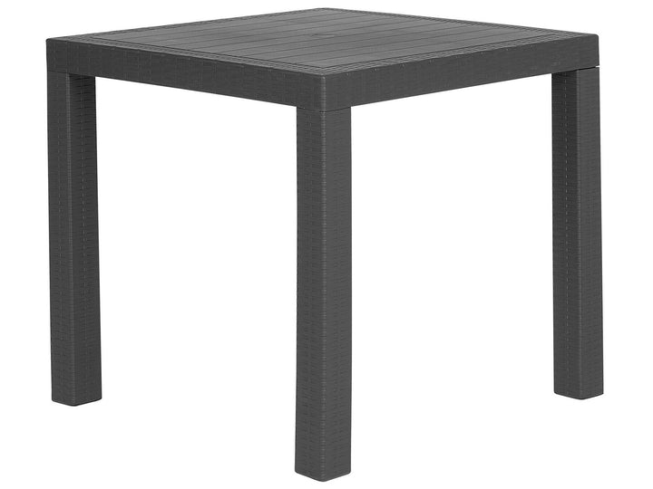 Fossano Garden Dining Table 80 cm 80 cm Graphite Grey